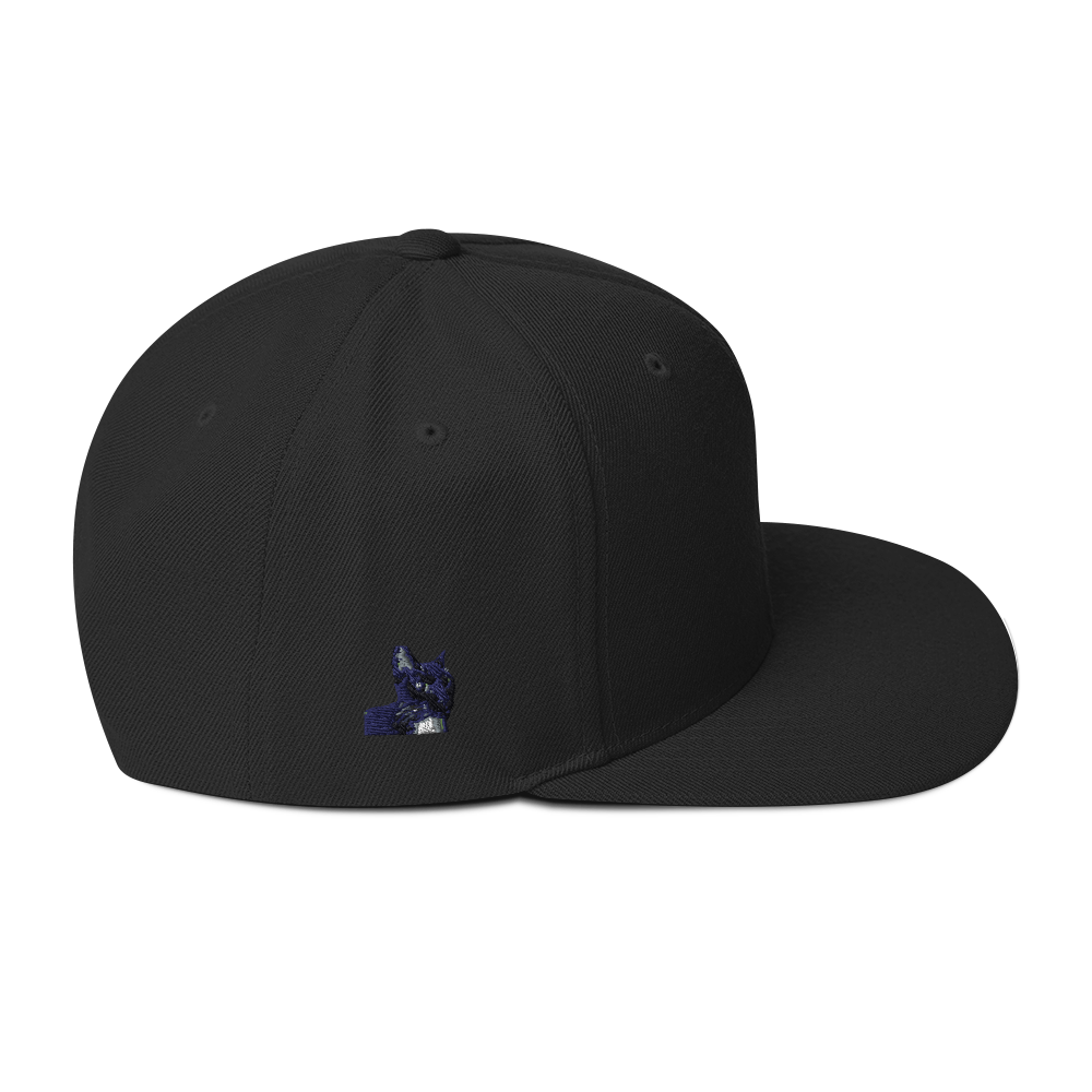 Leopard Step Flatbill Cap Arcade Black With Bad Kitty Emblem