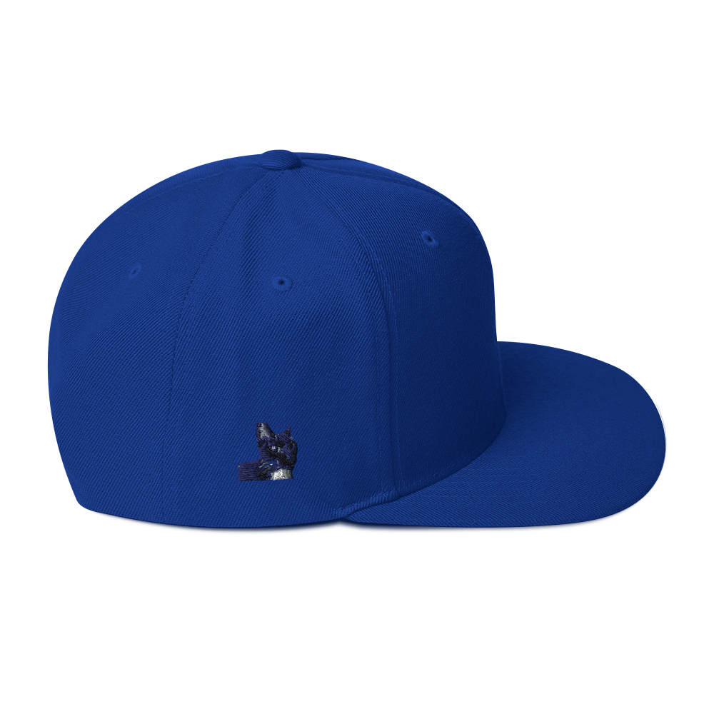 Leopard Step Flatbill Cap Neural Blue With Bad Kitty Emblem