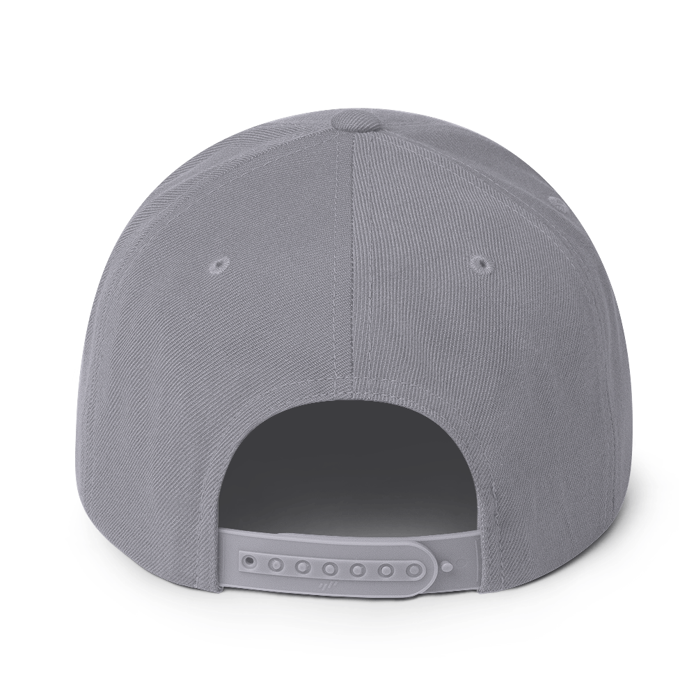 Leopard Step Flatbill Cap Super Silver With Bad Kitty Emblem