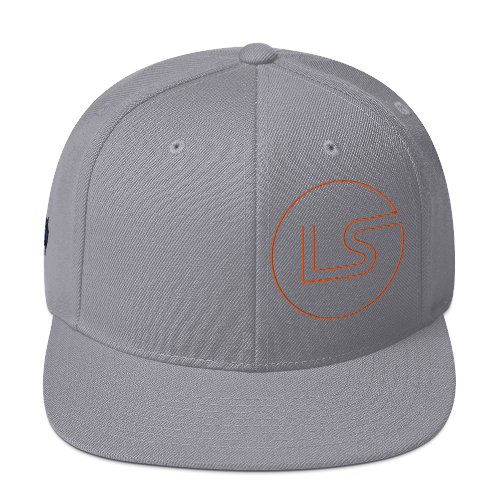 Leopard Step Flatbill Cap Super Silver With Bad Kitty Emblem