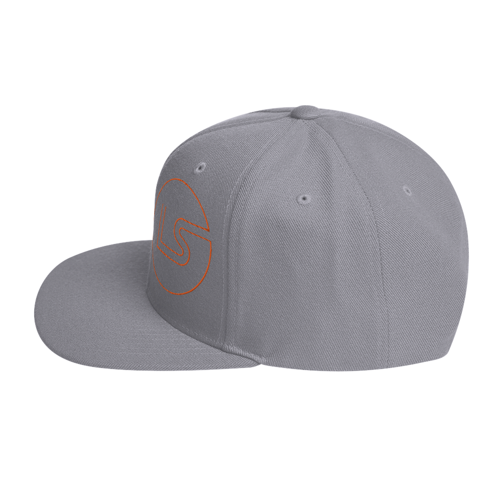 Leopard Step Flatbill Cap Super Silver With Bad Kitty Emblem
