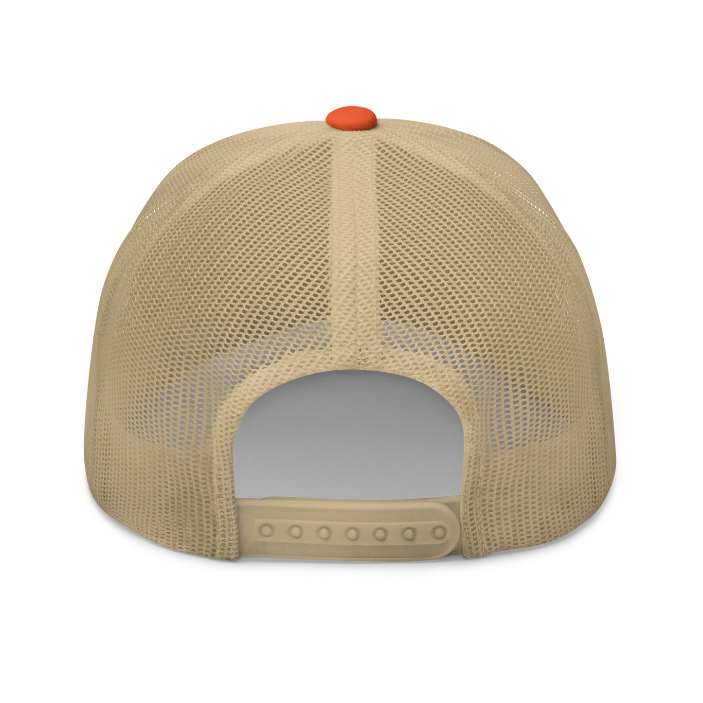 Leopard Step Trucker Cap Bass Orange/Dusty Tan